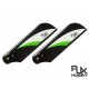 RJX Vector Green and White 85mm Tail CF Blades (B Version)